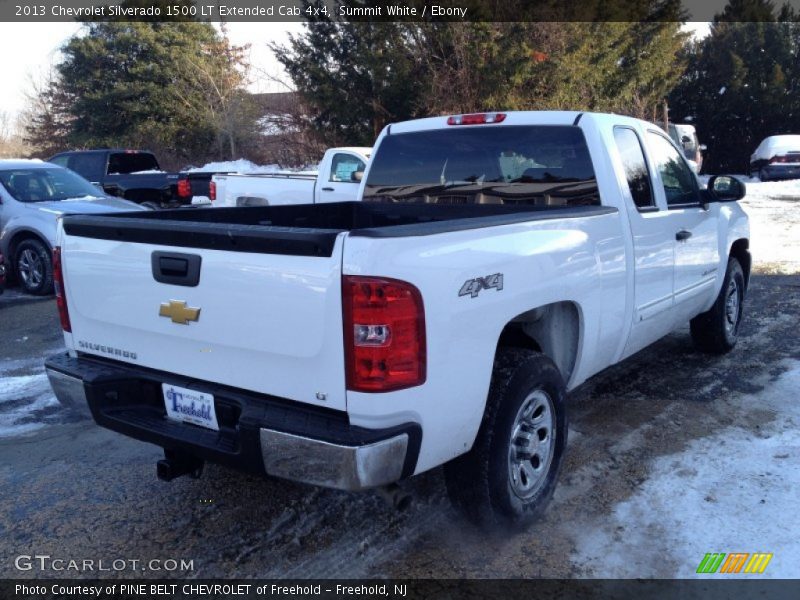 Summit White / Ebony 2013 Chevrolet Silverado 1500 LT Extended Cab 4x4