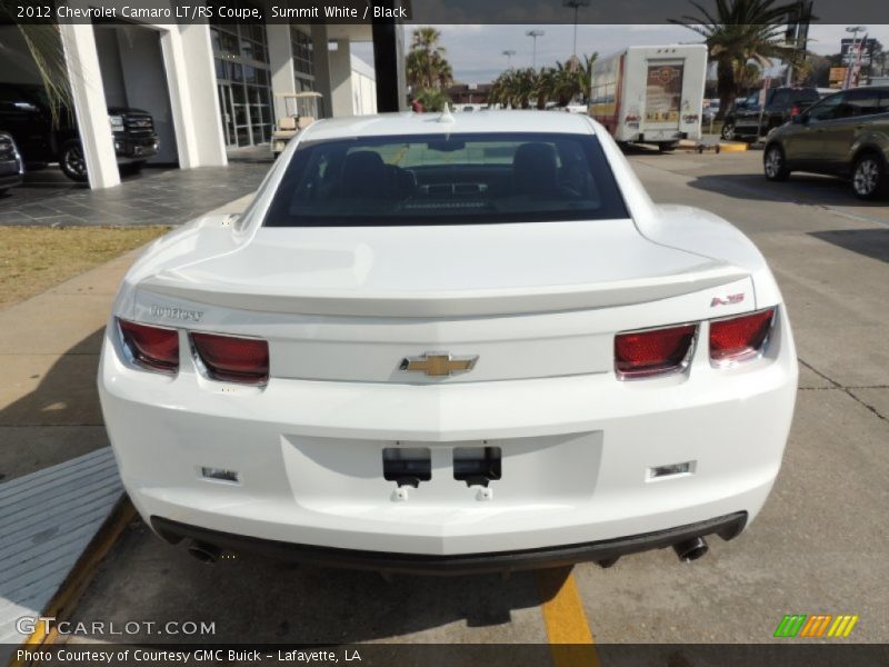 Summit White / Black 2012 Chevrolet Camaro LT/RS Coupe