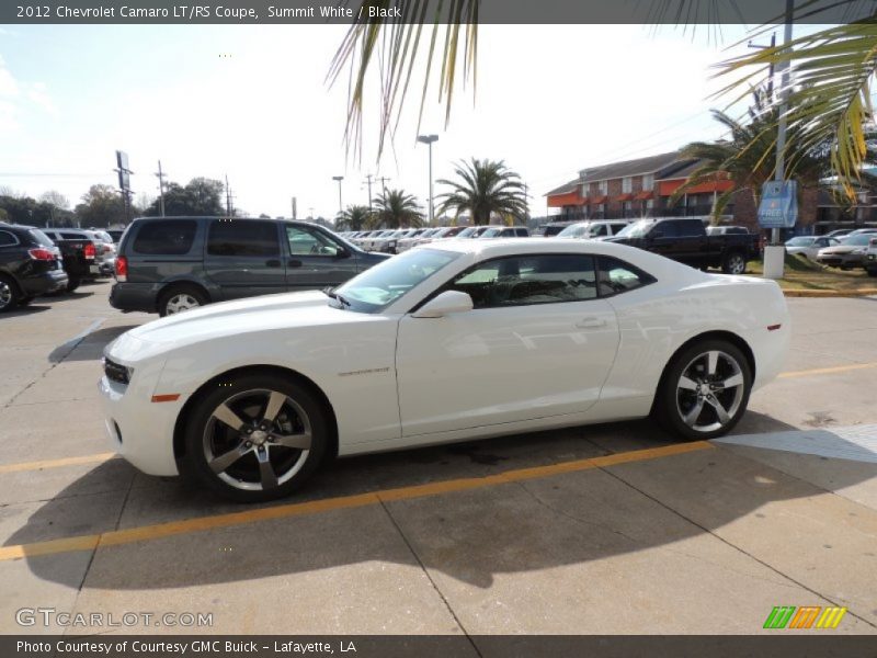 Summit White / Black 2012 Chevrolet Camaro LT/RS Coupe