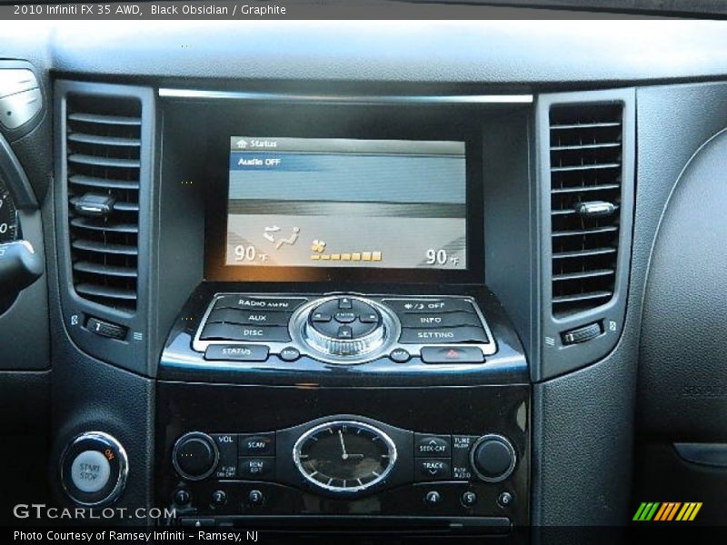 Black Obsidian / Graphite 2010 Infiniti FX 35 AWD