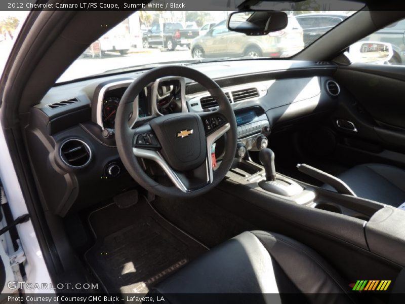 Summit White / Black 2012 Chevrolet Camaro LT/RS Coupe