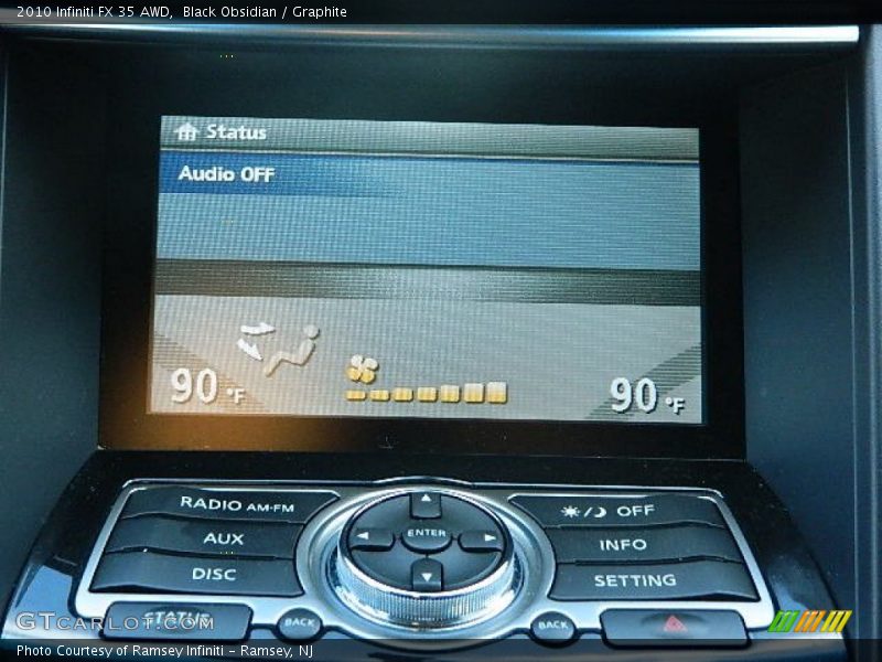 Black Obsidian / Graphite 2010 Infiniti FX 35 AWD