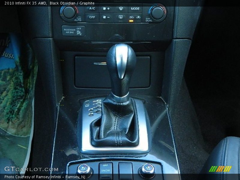 Black Obsidian / Graphite 2010 Infiniti FX 35 AWD