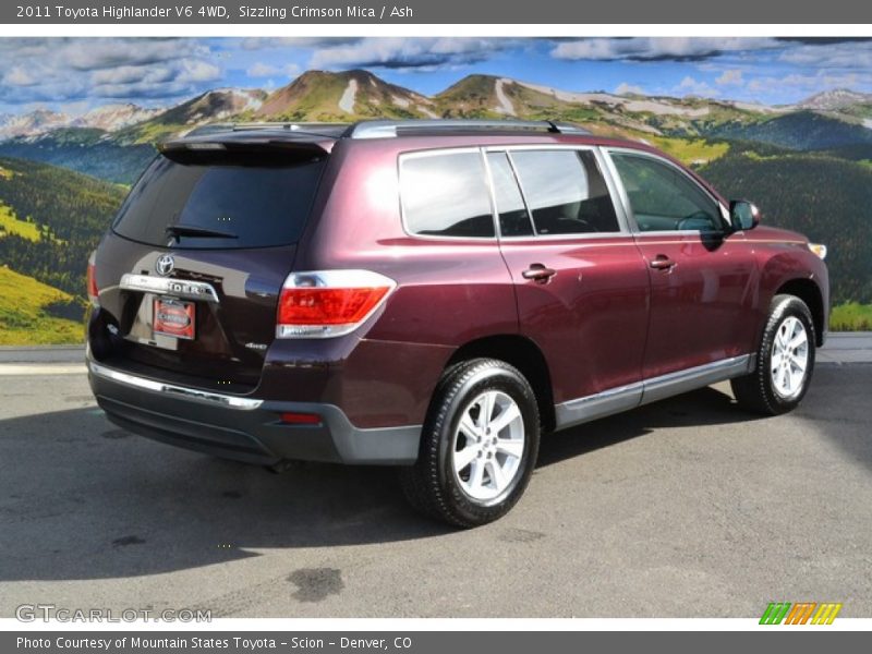 Sizzling Crimson Mica / Ash 2011 Toyota Highlander V6 4WD