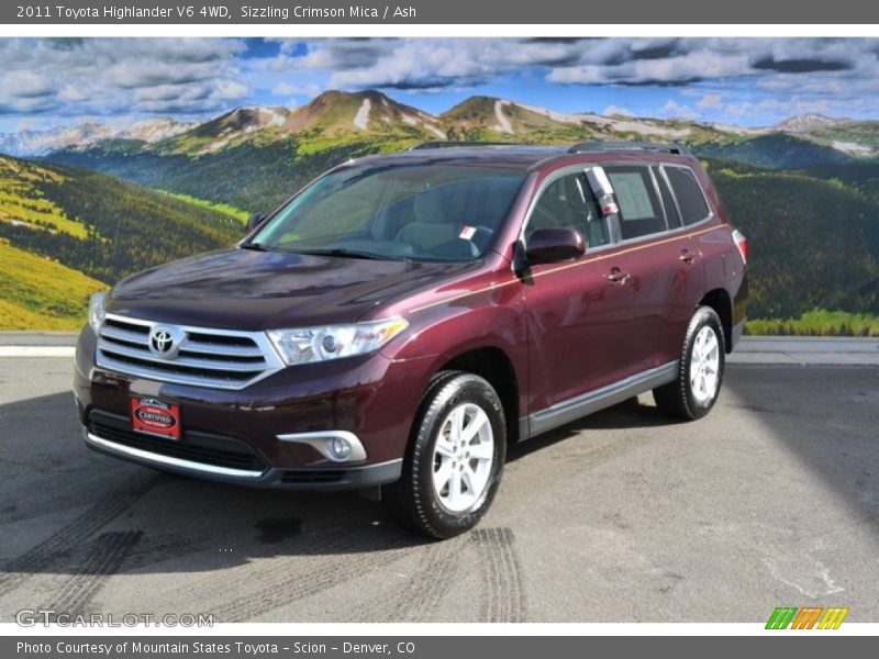 Sizzling Crimson Mica / Ash 2011 Toyota Highlander V6 4WD