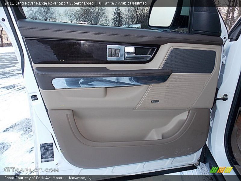 Fuji White / Arabica/Nutmeg 2011 Land Rover Range Rover Sport Supercharged