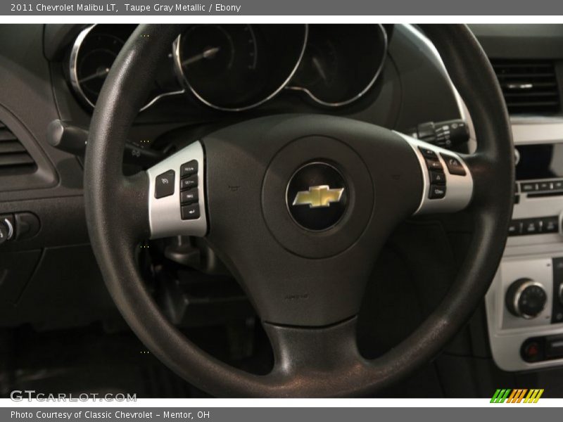 Taupe Gray Metallic / Ebony 2011 Chevrolet Malibu LT