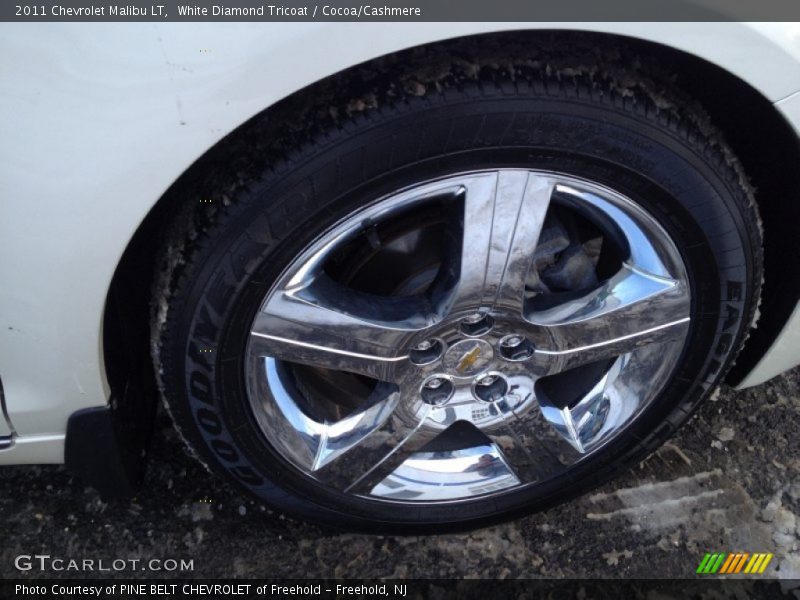 White Diamond Tricoat / Cocoa/Cashmere 2011 Chevrolet Malibu LT