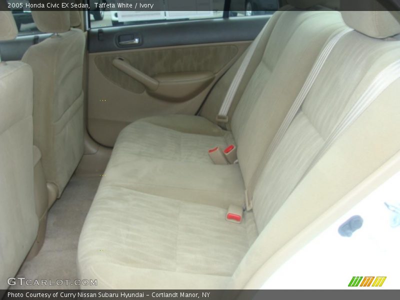 Taffeta White / Ivory 2005 Honda Civic EX Sedan