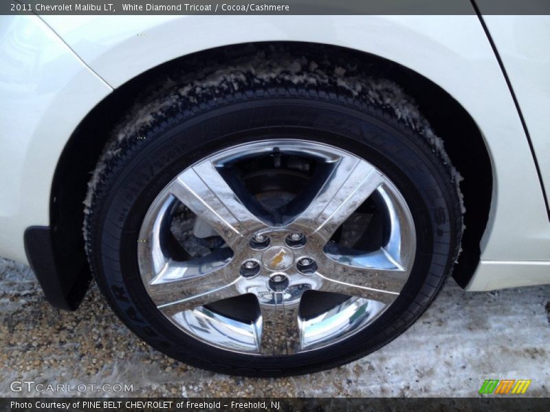 White Diamond Tricoat / Cocoa/Cashmere 2011 Chevrolet Malibu LT