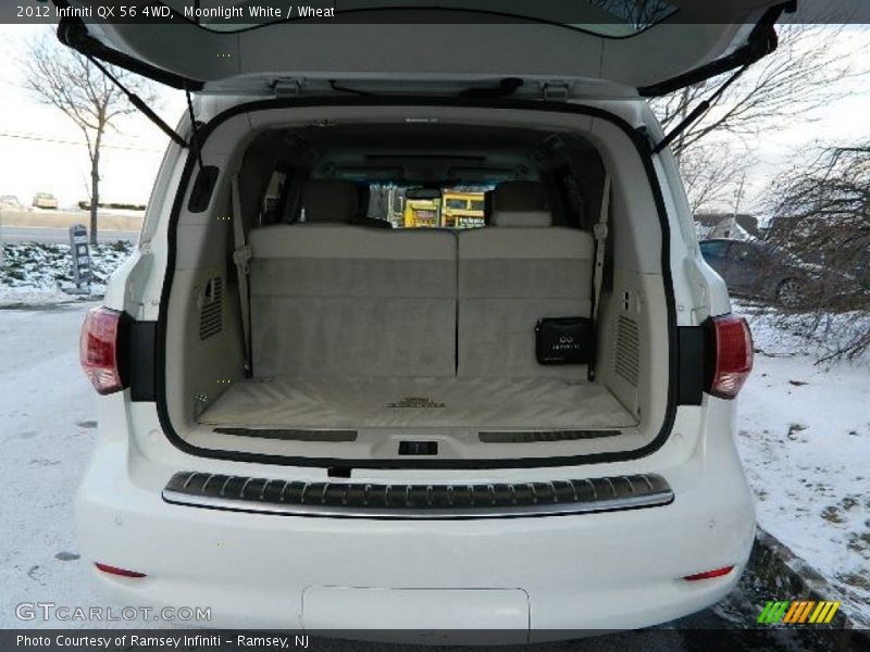 Moonlight White / Wheat 2012 Infiniti QX 56 4WD