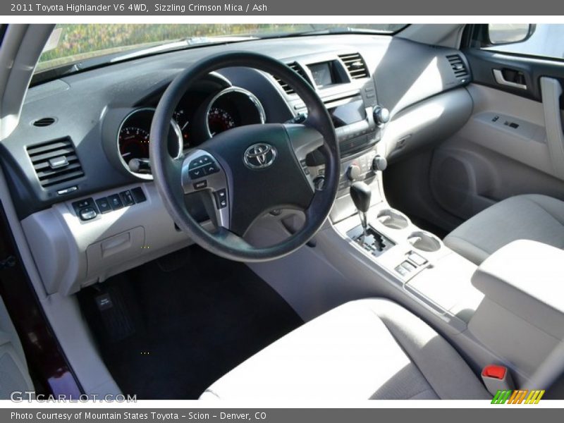 Sizzling Crimson Mica / Ash 2011 Toyota Highlander V6 4WD