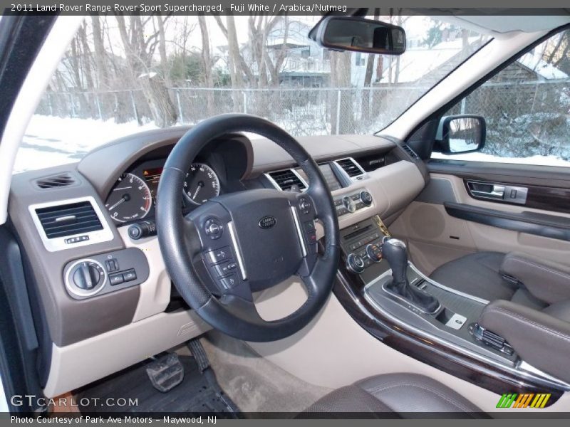 Fuji White / Arabica/Nutmeg 2011 Land Rover Range Rover Sport Supercharged