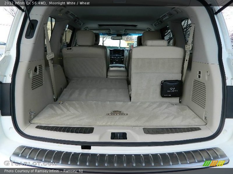 Moonlight White / Wheat 2012 Infiniti QX 56 4WD