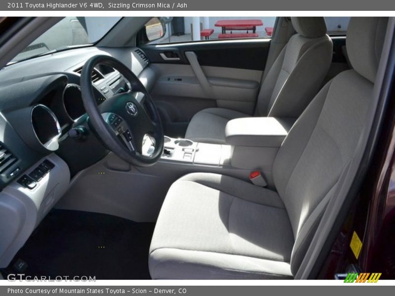 Sizzling Crimson Mica / Ash 2011 Toyota Highlander V6 4WD