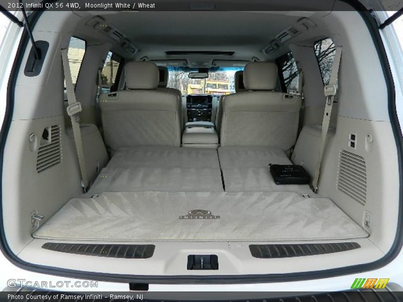 Moonlight White / Wheat 2012 Infiniti QX 56 4WD