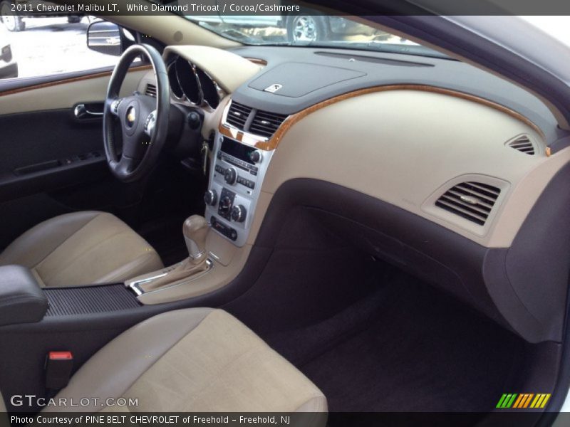 White Diamond Tricoat / Cocoa/Cashmere 2011 Chevrolet Malibu LT