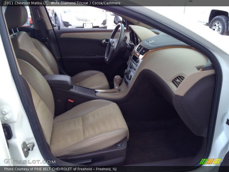 White Diamond Tricoat / Cocoa/Cashmere 2011 Chevrolet Malibu LT