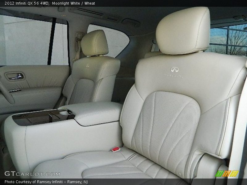 Moonlight White / Wheat 2012 Infiniti QX 56 4WD