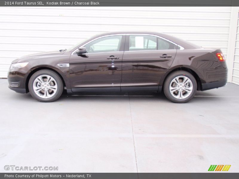 Kodiak Brown / Charcoal Black 2014 Ford Taurus SEL