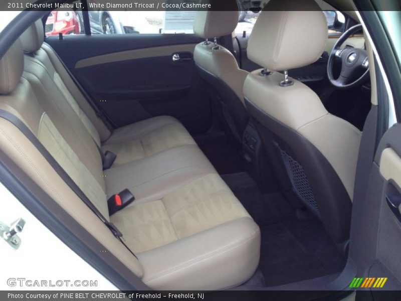 White Diamond Tricoat / Cocoa/Cashmere 2011 Chevrolet Malibu LT