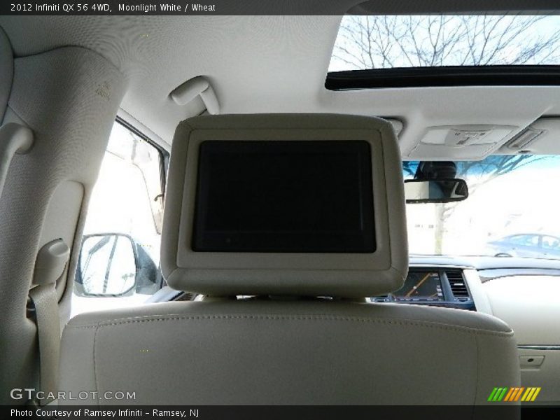 Moonlight White / Wheat 2012 Infiniti QX 56 4WD