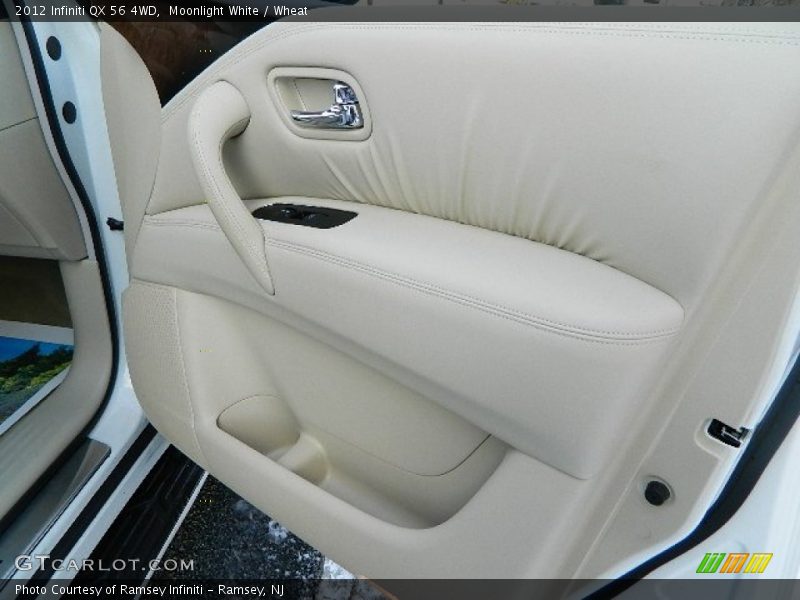 Moonlight White / Wheat 2012 Infiniti QX 56 4WD