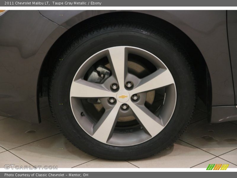 Taupe Gray Metallic / Ebony 2011 Chevrolet Malibu LT
