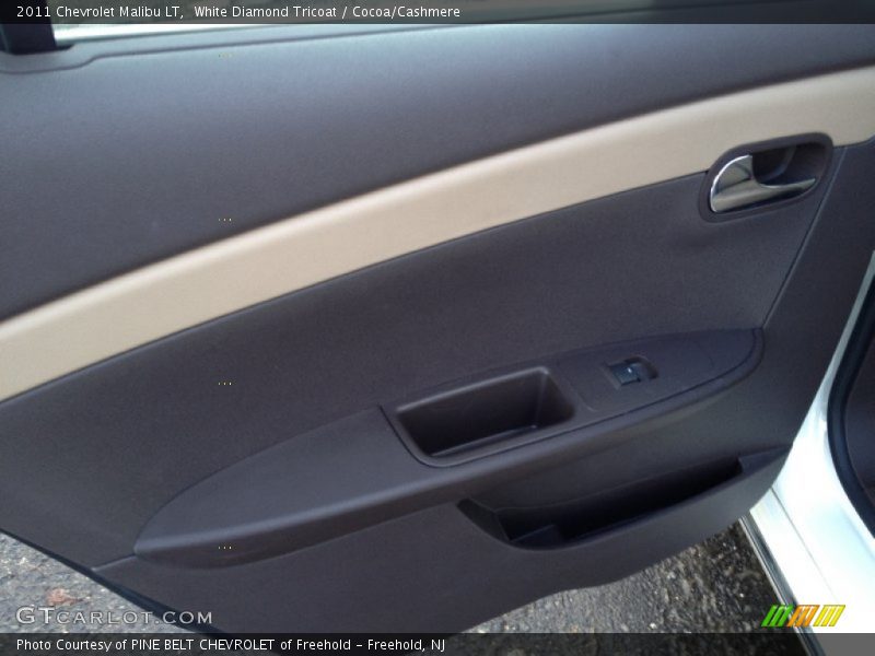 White Diamond Tricoat / Cocoa/Cashmere 2011 Chevrolet Malibu LT