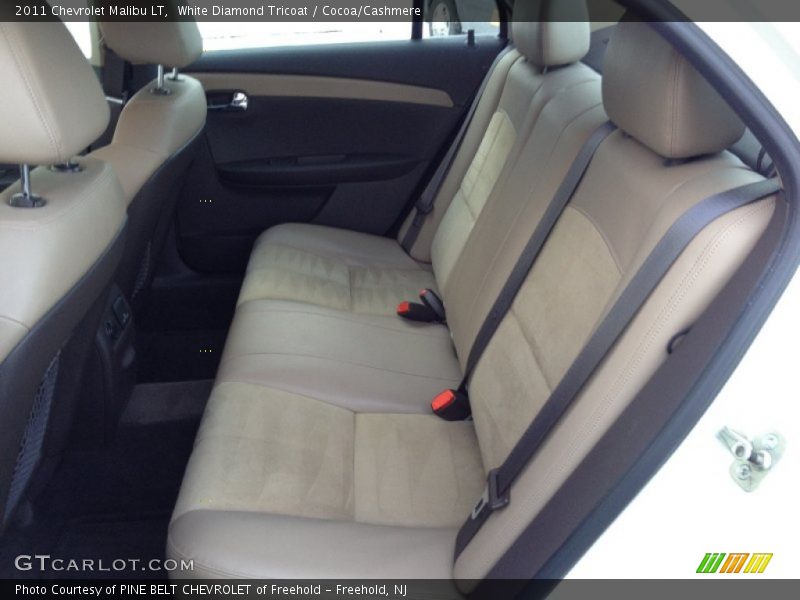 White Diamond Tricoat / Cocoa/Cashmere 2011 Chevrolet Malibu LT