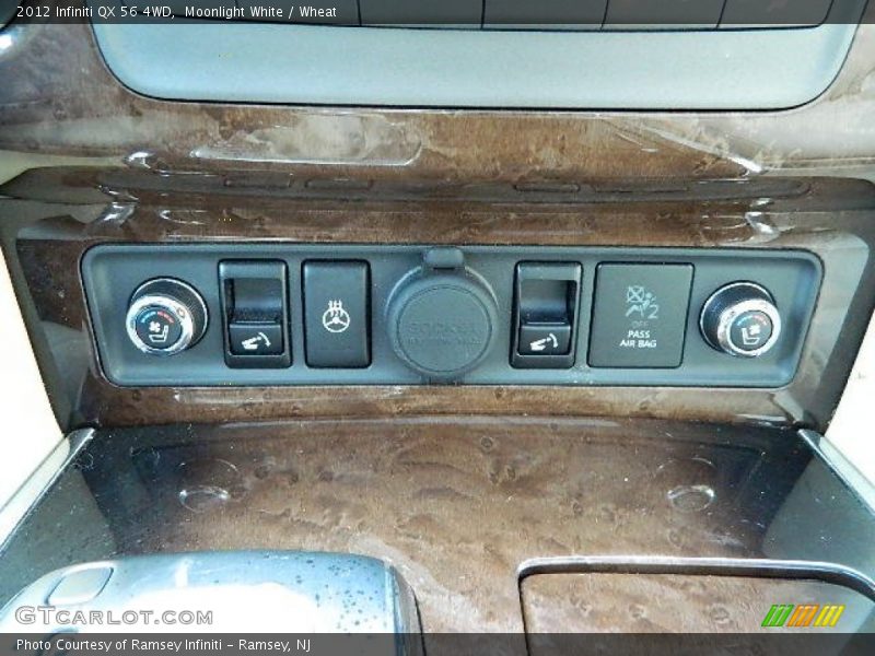 Moonlight White / Wheat 2012 Infiniti QX 56 4WD