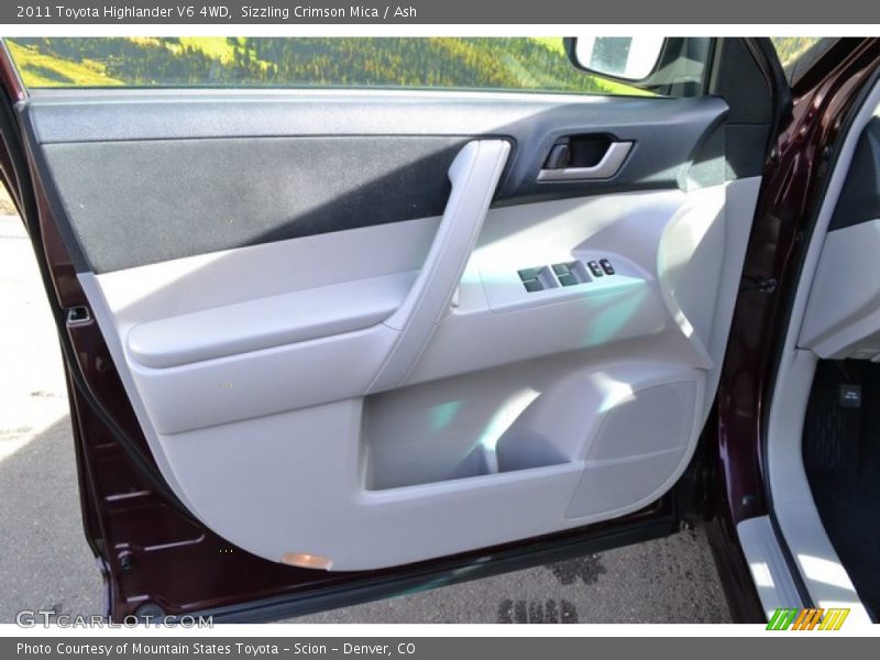 Sizzling Crimson Mica / Ash 2011 Toyota Highlander V6 4WD