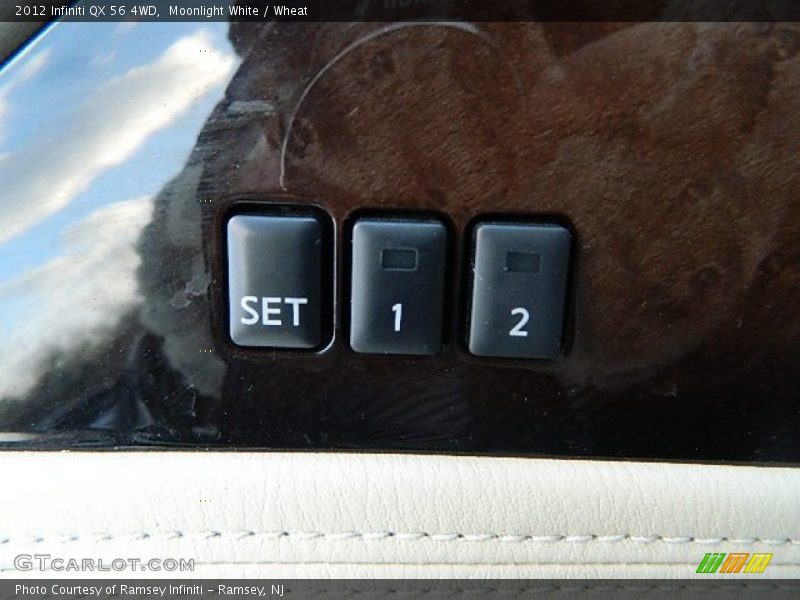 Moonlight White / Wheat 2012 Infiniti QX 56 4WD