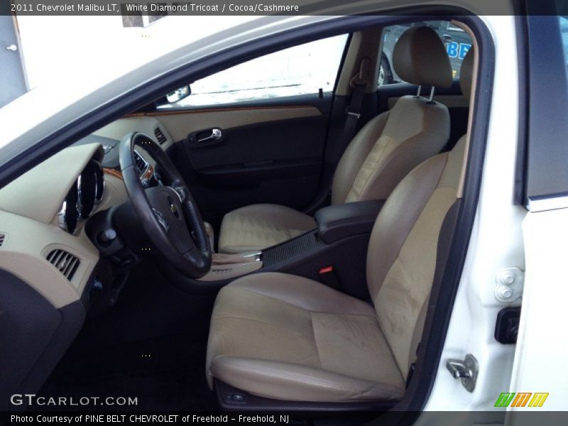 White Diamond Tricoat / Cocoa/Cashmere 2011 Chevrolet Malibu LT