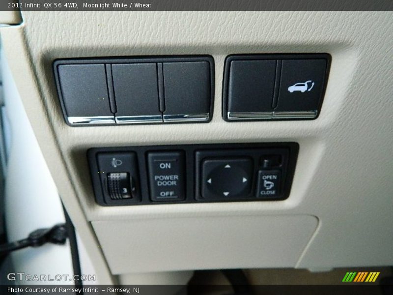 Moonlight White / Wheat 2012 Infiniti QX 56 4WD