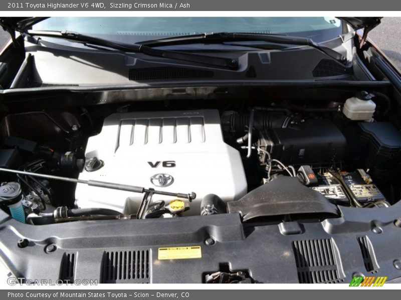 Sizzling Crimson Mica / Ash 2011 Toyota Highlander V6 4WD