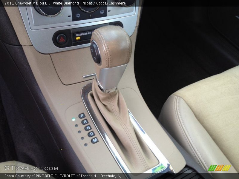 White Diamond Tricoat / Cocoa/Cashmere 2011 Chevrolet Malibu LT