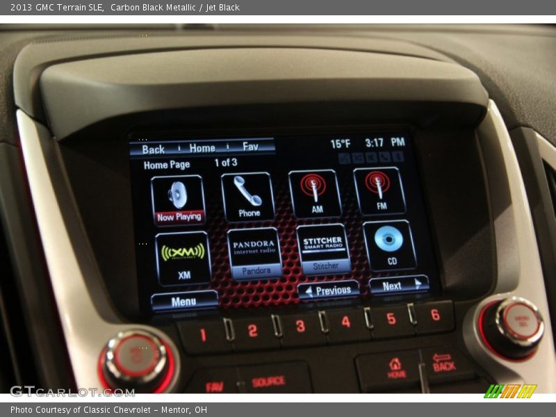 Controls of 2013 Terrain SLE