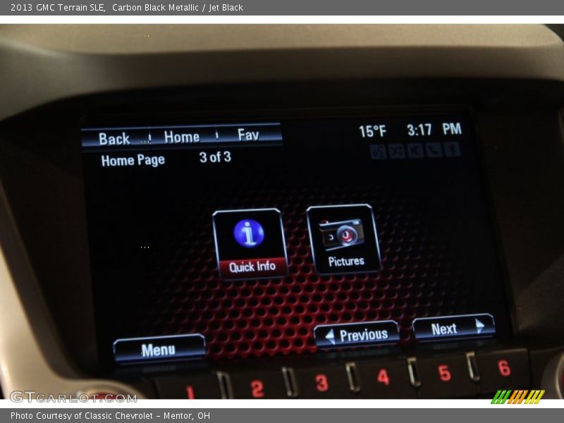 Carbon Black Metallic / Jet Black 2013 GMC Terrain SLE