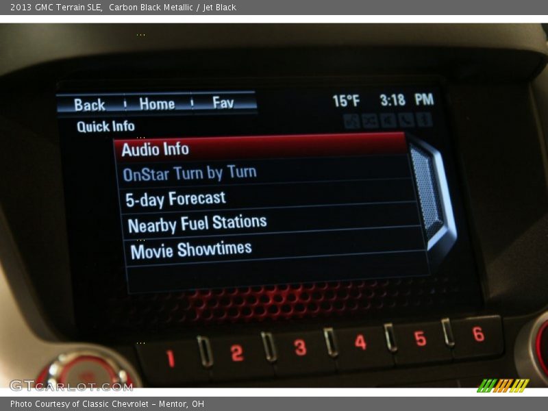 Carbon Black Metallic / Jet Black 2013 GMC Terrain SLE