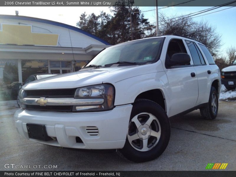 Summit White / Light Gray 2006 Chevrolet TrailBlazer LS 4x4