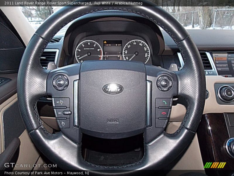 Fuji White / Arabica/Nutmeg 2011 Land Rover Range Rover Sport Supercharged
