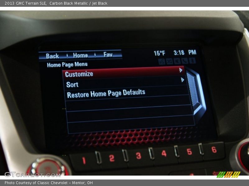 Carbon Black Metallic / Jet Black 2013 GMC Terrain SLE