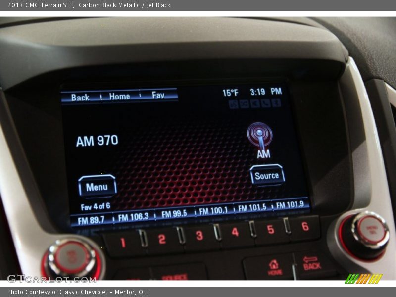 Carbon Black Metallic / Jet Black 2013 GMC Terrain SLE