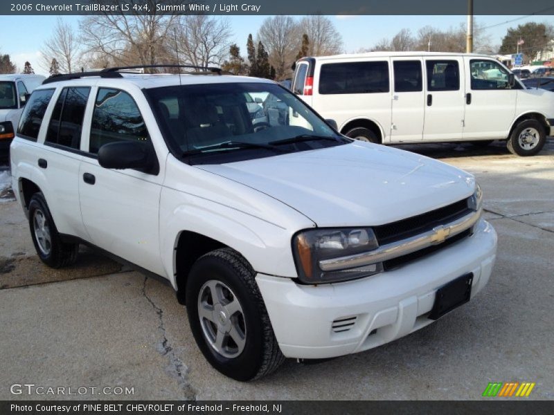Summit White / Light Gray 2006 Chevrolet TrailBlazer LS 4x4