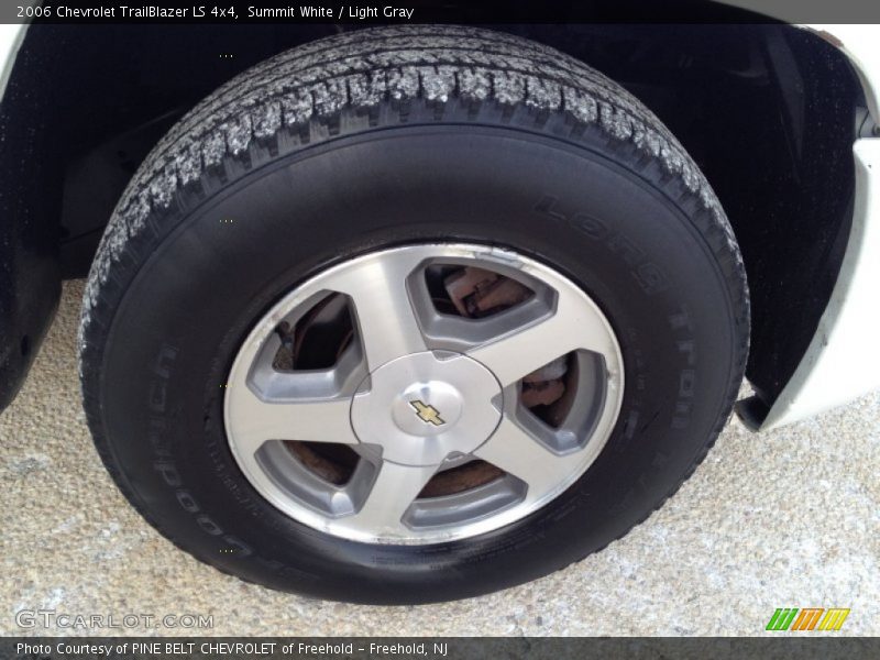 Summit White / Light Gray 2006 Chevrolet TrailBlazer LS 4x4