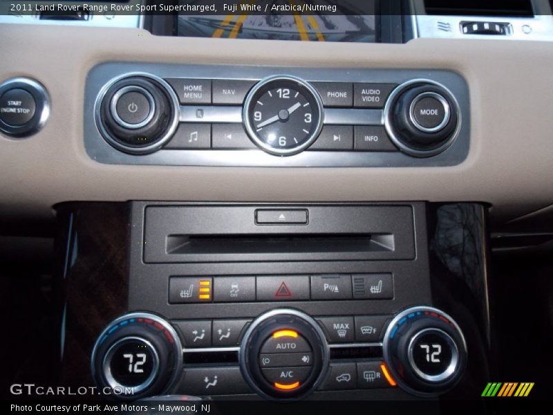 Fuji White / Arabica/Nutmeg 2011 Land Rover Range Rover Sport Supercharged