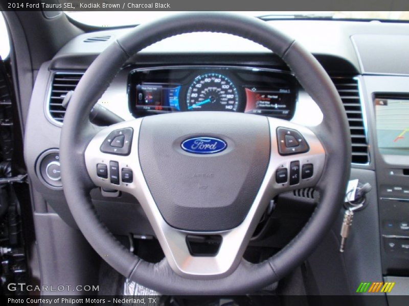 Kodiak Brown / Charcoal Black 2014 Ford Taurus SEL
