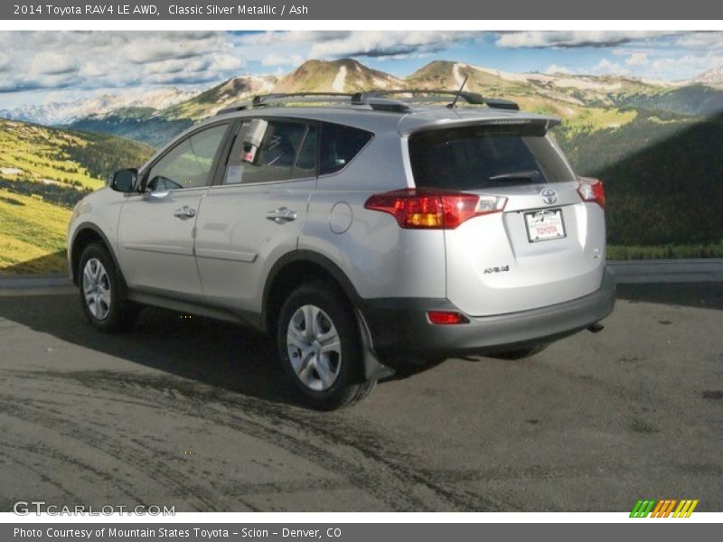 Classic Silver Metallic / Ash 2014 Toyota RAV4 LE AWD