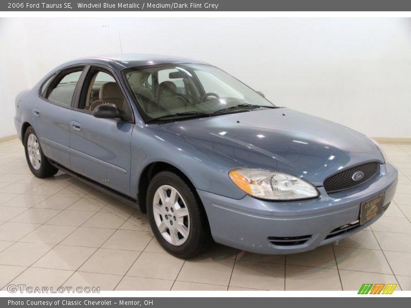 Windveil Blue Metallic / Medium/Dark Flint Grey 2006 Ford Taurus SE